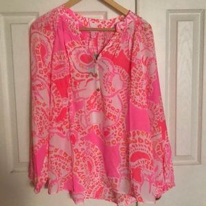 Lilly Pulitzer Elsa top!! Size L NWT!